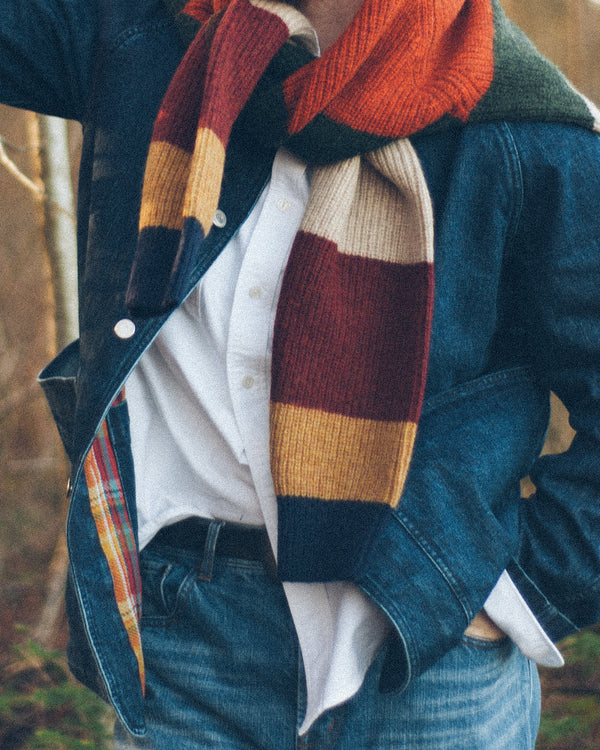 DENIM FIELD JACKET - INDIGO WASH