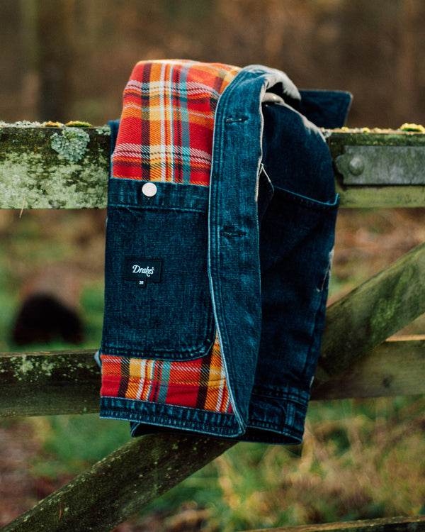 DENIM FIELD JACKET - INDIGO WASH