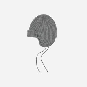 Frizmworks - Frizmworks Wool Earflap Knit Beanie - Grey -  - Main Front View