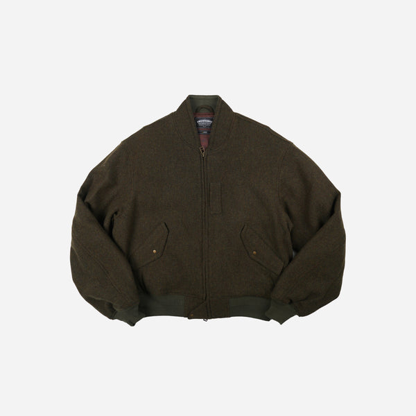 Frizmworks Wool Flight Jacket - Moss Green
