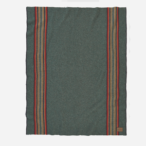 Pendleton - YAKIMA CAMP BLANKET  - GREEN HEATHER -  - Main Front View