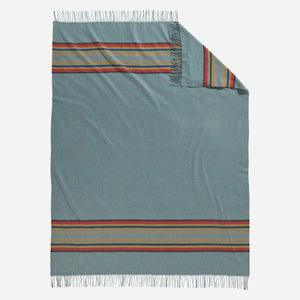 Pendleton - 5TH AVENUE THROW - GREEN HEATHER -  - Main Front View