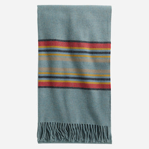 Pendleton - 5TH AVENUE THROW - GREEN HEATHER -  - Alternative View 1