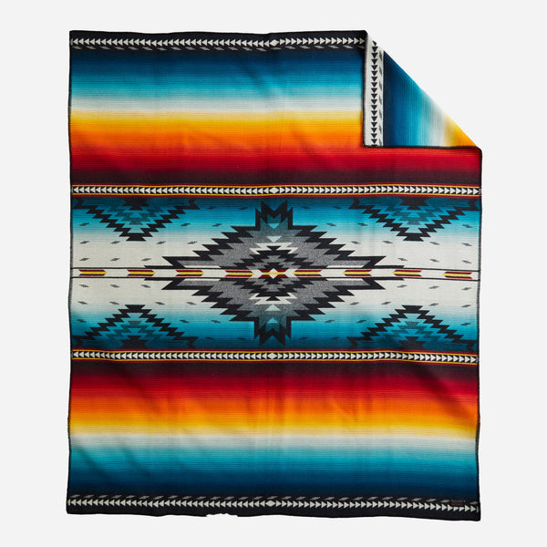 JACQUARD BLANKET - SALTILLO SUNSET