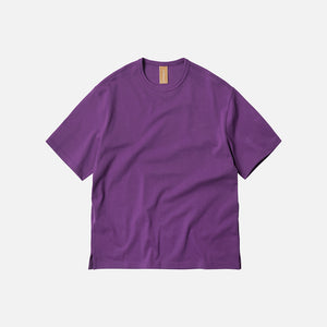 Frizmworks - OG DOUBLE RIB OVERSIZED TEE - PURPLE -  - Main Front View