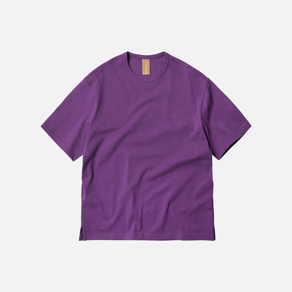 OG DOUBLE RIB OVERSIZED TEE - PURPLE