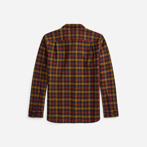 Double RL By Ralph Lauren - CHECKED FLANNEL SPORTS OVERSHIRT - BROWN/BIEGE -  - Alternative View 1