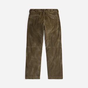 Double RL By Ralph Lauren - RRL Repaired Corduroy Field Trouser Repaired Distressed Brown -  - Alternative View 1