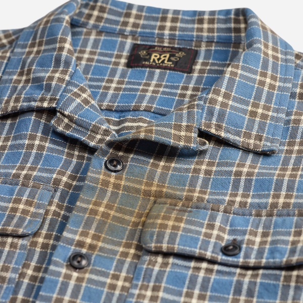 Matlock Camp Long Sleeve Sport Shirt - Blue