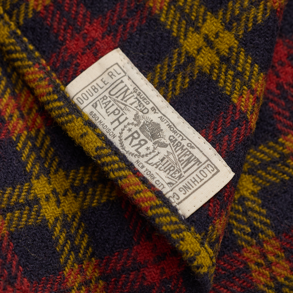CHECKED FLANNEL SPORTS OVERSHIRT - BROWN/BIEGE