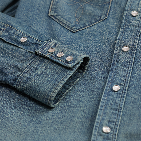 BUFFALO WEST DENIM SHIRT - DARK WASH