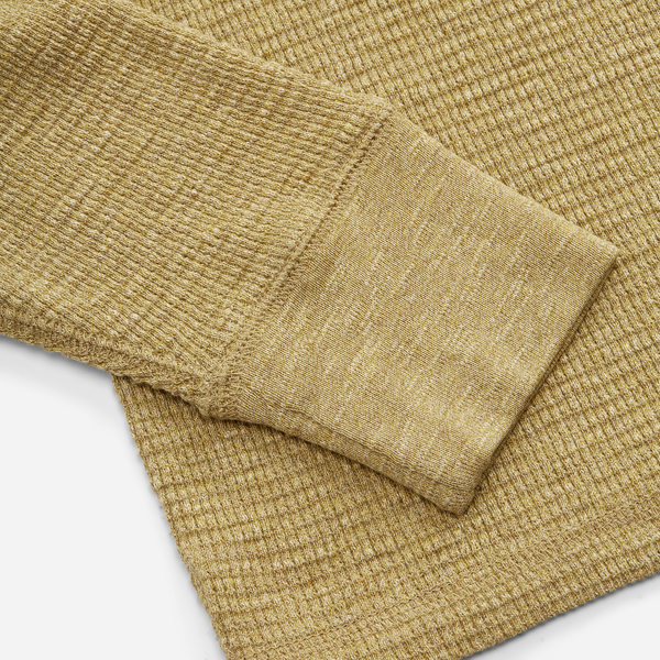 LS Henley Long Sleeve Pullover - Tan Heather