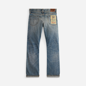 Double RL By Ralph Lauren - VINTAGE 5 POCKET SELVEDGE JEAN - BRIDGEVIEW WASH -  - Alternative View 1