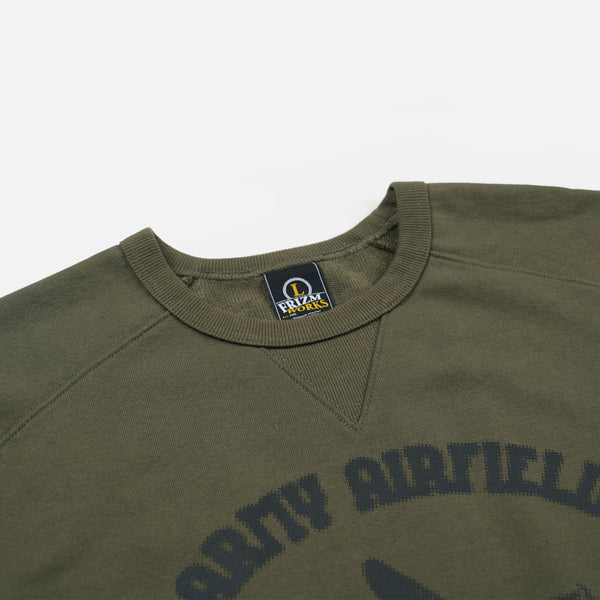 ARMY AIRFIELD SWEATSHIRT - OLIVE