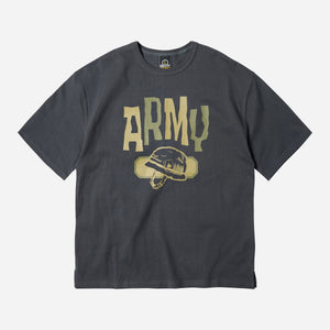 Frizmworks - ARMY HELMET TEE - DARK GRAY -  - Main Front View