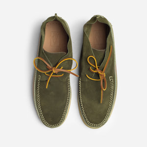 Arrow Moccasin Company - LUCAS MOC CREPE BOOT - OLIVE -  - Alternative View 1