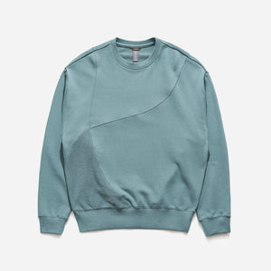 Unaffected - REVERSE PANEL SWEATSHIRT - AQUA SMOKE -  - Main Front View