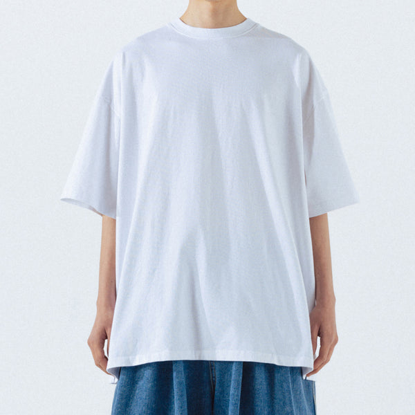 LAYERED ESSENTIAL LOGO T-SHIRT - WHITE