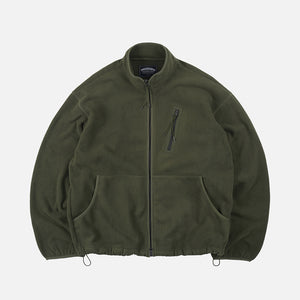 Frizmworks - POLAR FLEECE JACKET - OLIVE -  - Main Front View