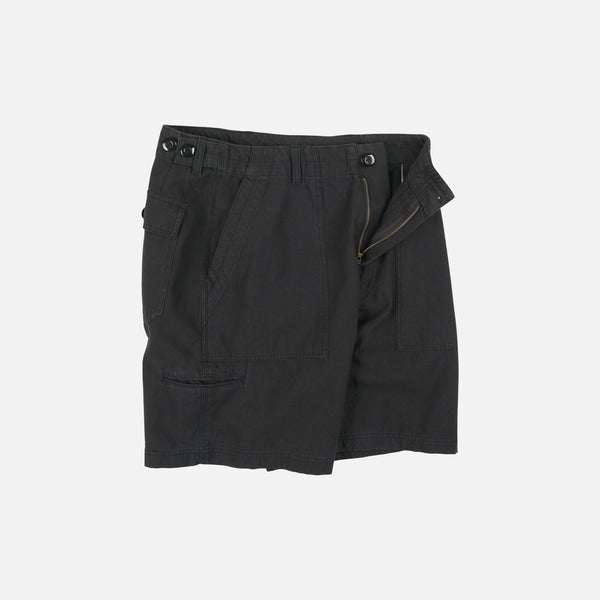 BACKSATIN ESSENTIAL FATIGUE SHORT - BLACK