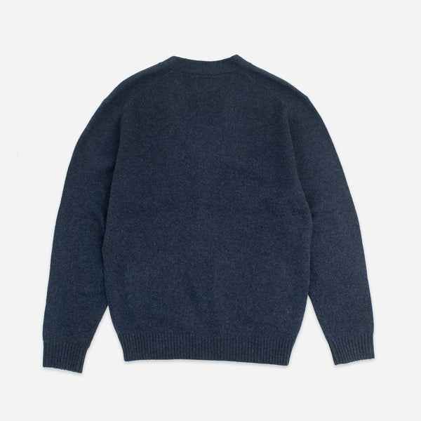CLASSIC WOOL 7G CARDIGAN - NAVY
