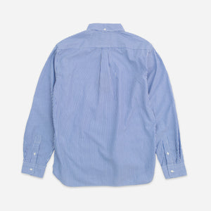 Beams+ - LONDON STRIPE POPLIN SHIRT - BLUE -  - Alternative View 1