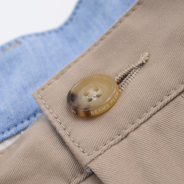 2 PLEAT CLASSIC TWILL CHINO TROUSER - KHAKI