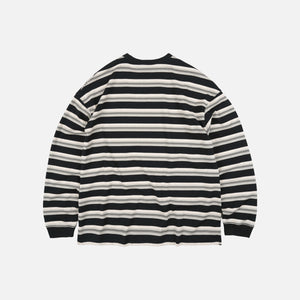 Frizmworks - BLOCK STRIPE L/S T-SHIRT - BLACK -  - Alternative View 1