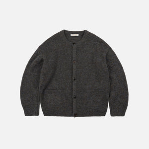Frizmworks - BRUSHED WOOL ROUND CARDIGAN - BROWN EAN -  - Main Front View
