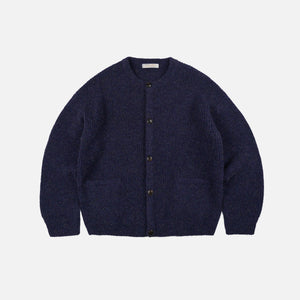 Frizmworks - BRUSHED WOOL ROUND CARDIGAN - PURPLE EAN -  - Main Front View