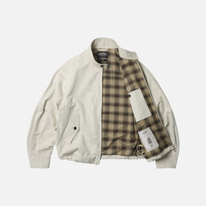 Frizmworks - BUDDY HARRINGTON JACKET - CREAM -  - Alternative View 1