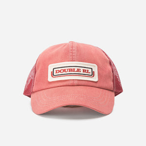 Double RL By Ralph Lauren - MESH TRUCKER CAP - FADED RED -  - Main Front View