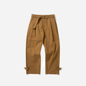 Uniform Bridge - HUNTING BELTED PANTS - CAMEL -  - Main Front View