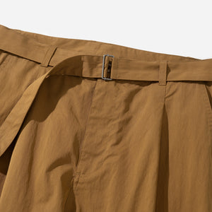 Uniform Bridge - HUNTING BELTED PANTS - CAMEL -  - Alternative View 1