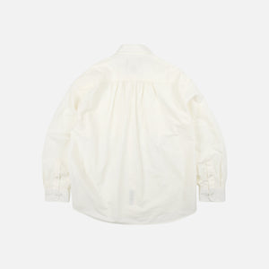Frizmworks - CIGARETTE POCKET TYPEWRITER SHIRT - BUTTER -  - Alternative View 1