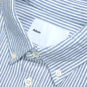Adsum - B.D OXFORD SHIRT - BLUE STRIPE -  - Alternative View 1