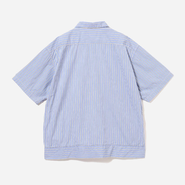 CLAUDE STRIPED SHIRT - SAX BLUE