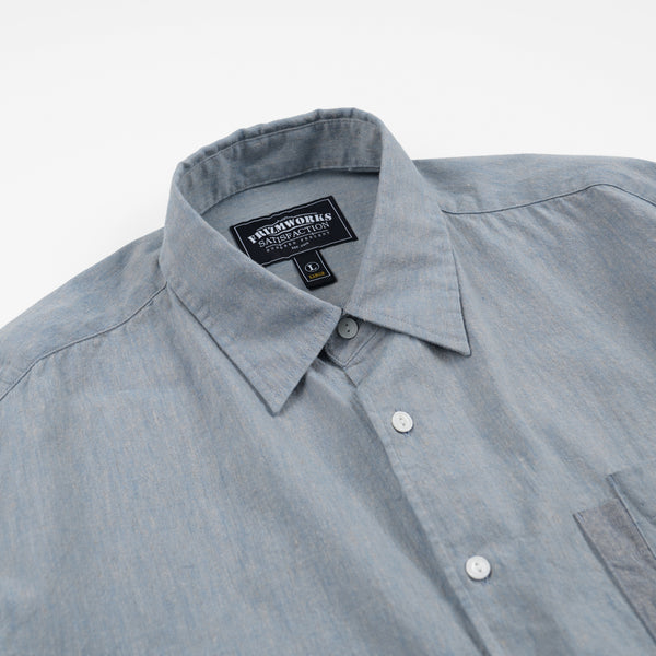 CLIPPING POCKET SHIRT - LIGHT BLUE