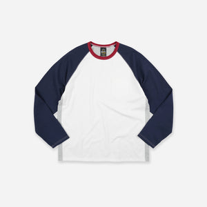 Frizmworks - COLOUR BLOCK RAGLAN T-SHIRT - WHITE -  - Main Front View