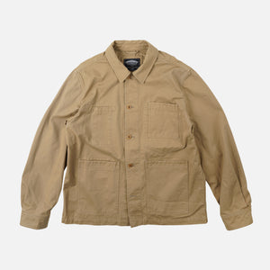 Frizmworks - COMBINE CHORE JACKET - TAN -  - Main Front View