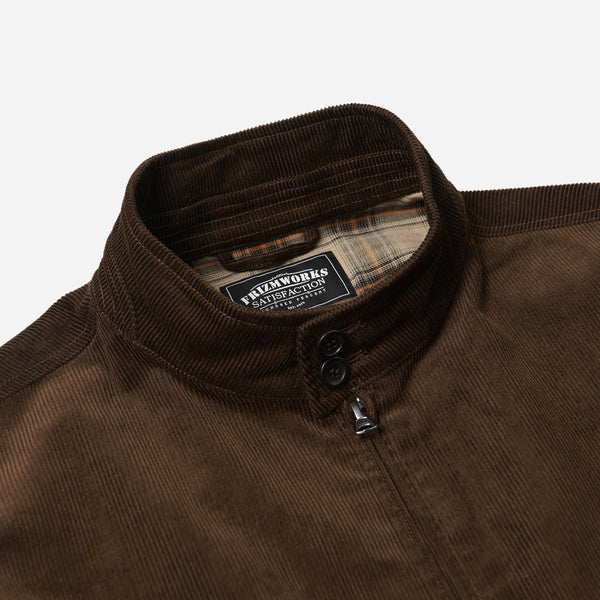 Frizmworks Corduroy Buddy Harrington Jacket - Brown