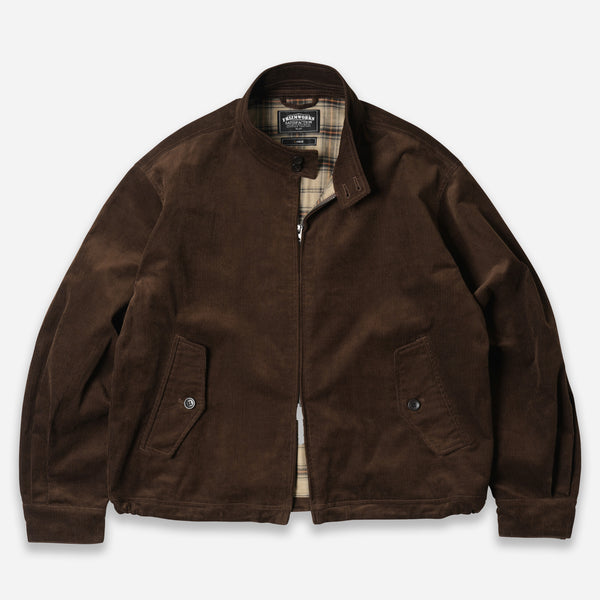 CORDUROY BUDDY HARRINGTON JACKET - BROWN