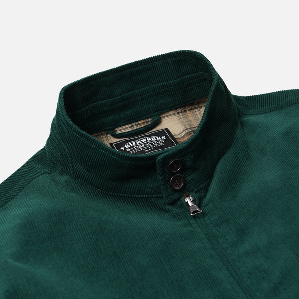 Frizmworks Corduroy Buddy Harrington Jacket - Dark Green