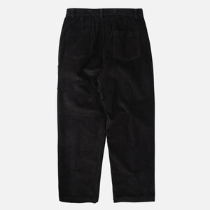 Frizmworks - CORDUROY WIDE ONE TUCK PANTS - CHARCOAL -  - Alternative View 1