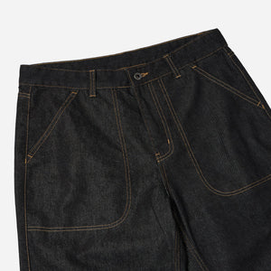 Frizmworks - CP WIDE DENIM PANTS - BLACK -  - Alternative View 1