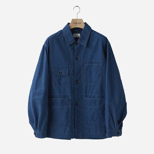 UTILITY WORK JACKET - INDIGO BLUE