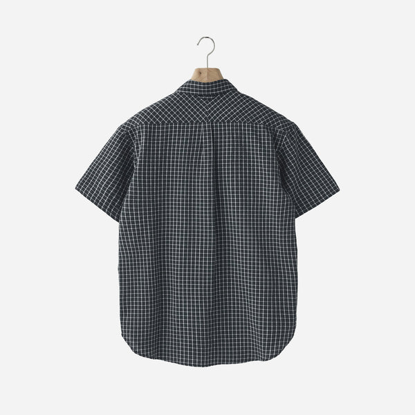 UNIT HALF SHIRT - CHARCOAL CHECK