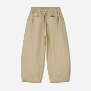 Anglan - UNBALANCE LONG TUCK BALLOON PANT - BEIGE -  - Alternative View 1