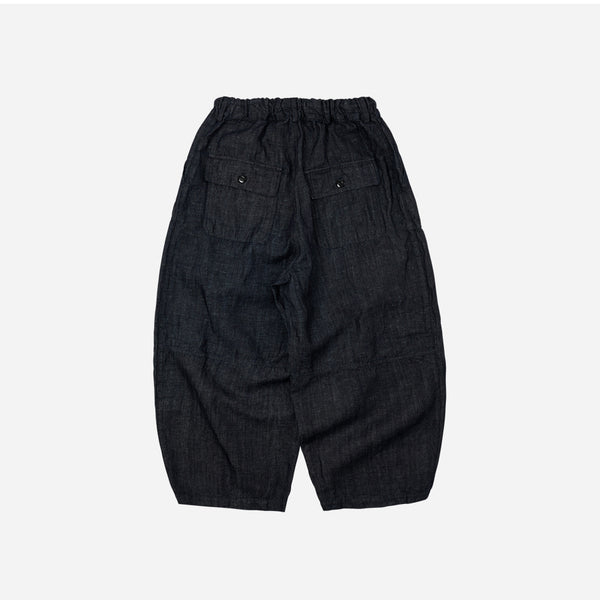 DENIM BALLOON PANTS - INDIGO