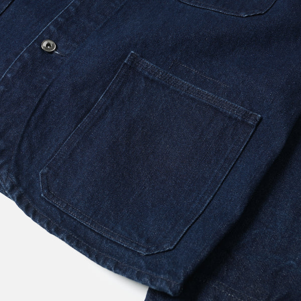 DENIM CHORE JACKET - INDIGO